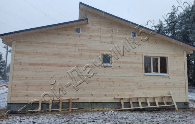 4 Каркасный дом Д-2, 9x9м, 81М², Республика Карелия, Олонецкий район, посёлок Ильинский (8)